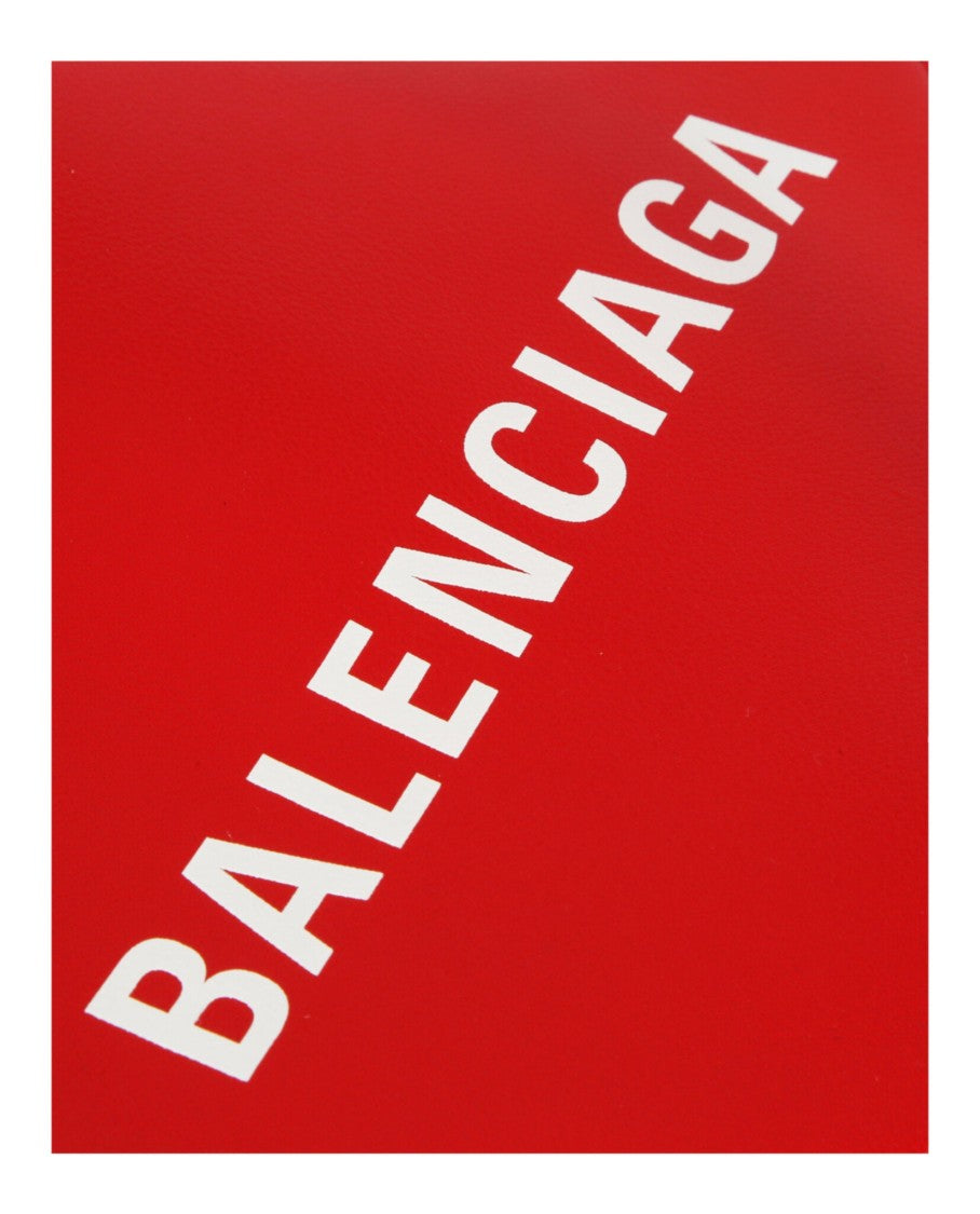 Balenciaga Box-Structured Small Handle Bag With Adjustable Shoulder Strap