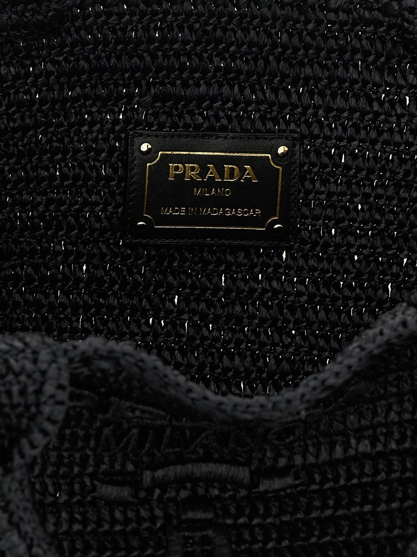Prada Crochet Shopping Bag