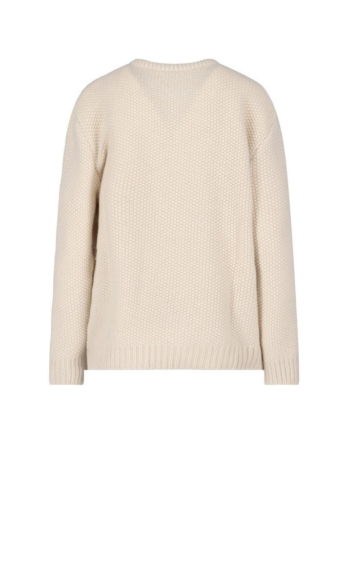 Chloé Chunky Knit Sweater With Boxy Silhouette