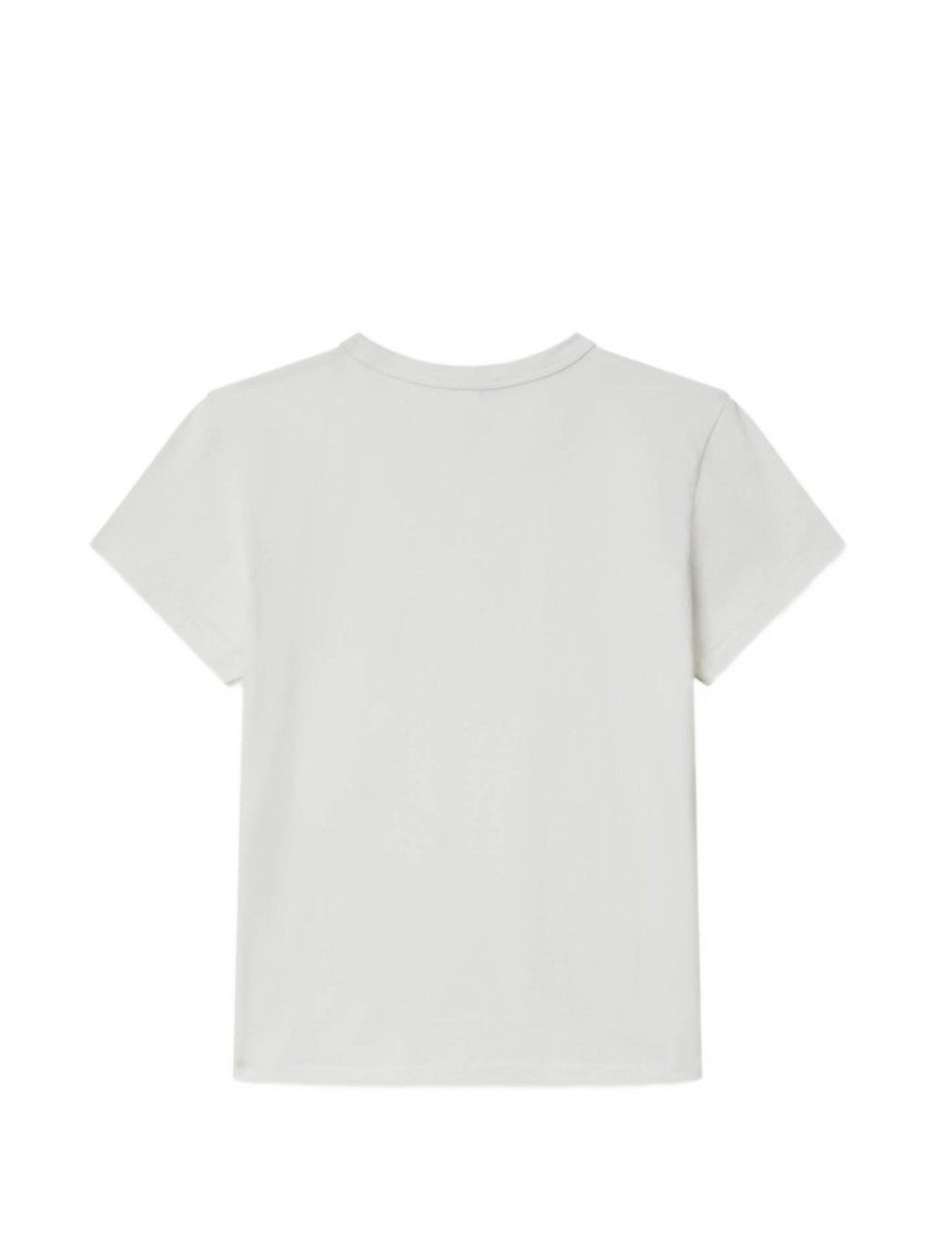 Kenzo Subtle Logo Round Neck Crop Top
