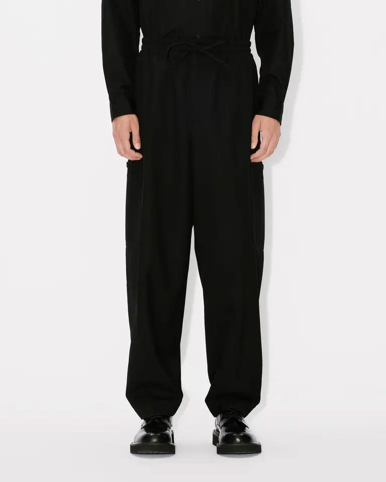 Kenzo Fluid Wool Cargo Jog Pants