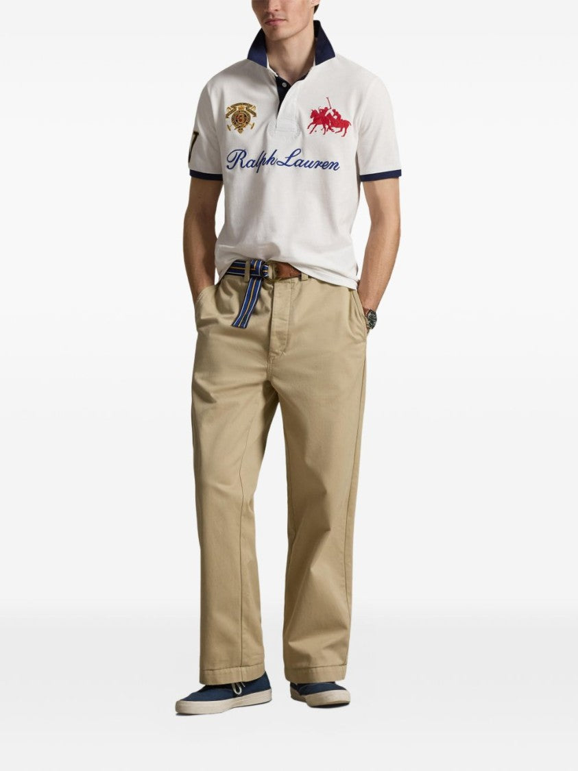 Polo Ralph Lauren Classic Short-Sleeve Polo With Navy Accents