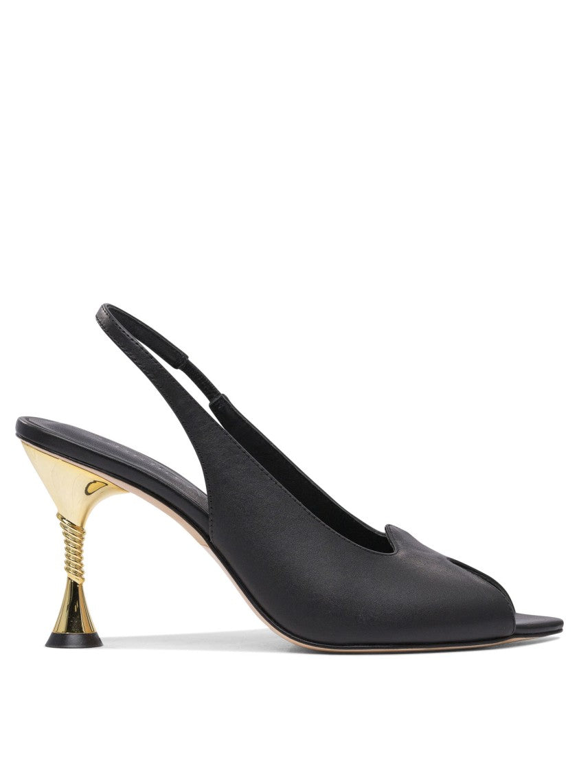 Studio Amelia Open-Toe Slingback Heeled Shoes