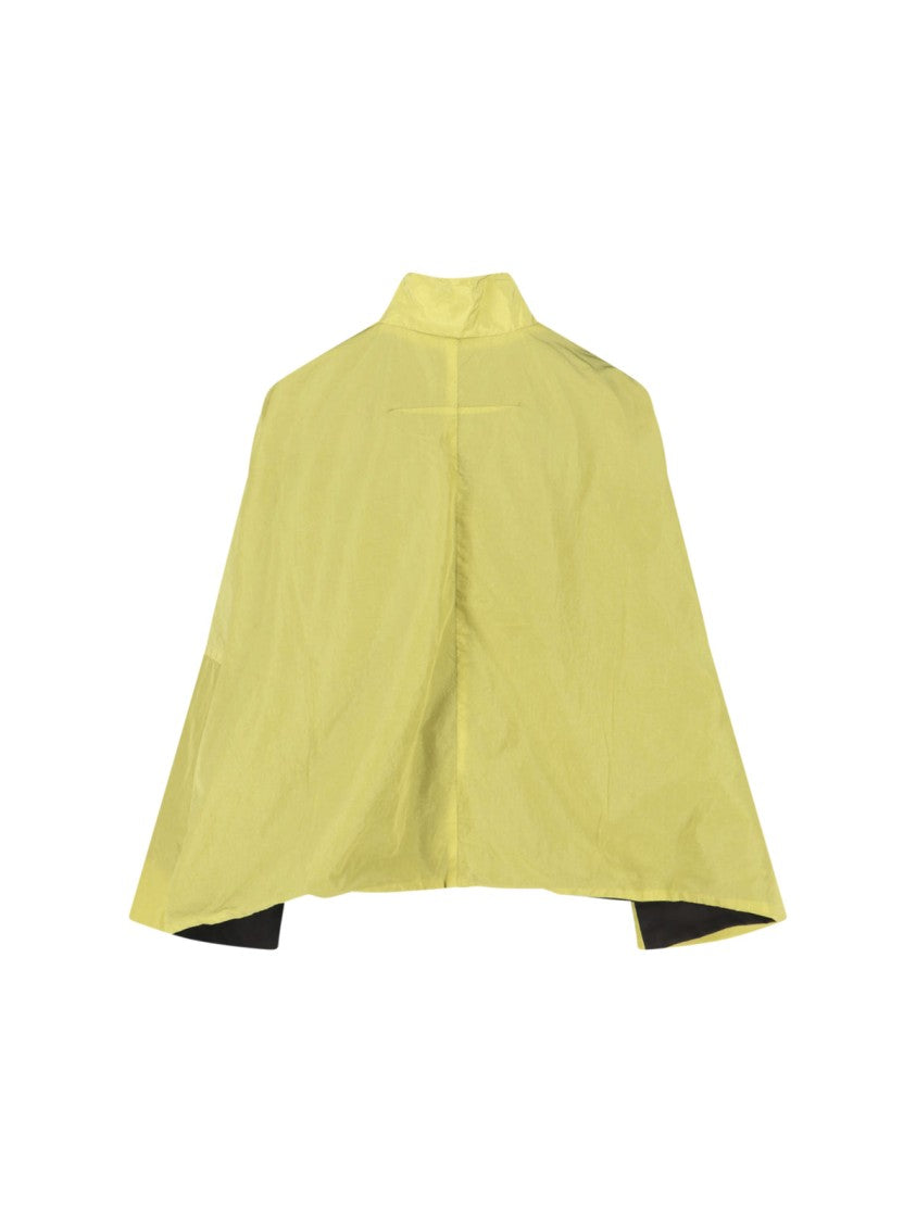 Kimono Rain Green No-Rain Waterproof V-Neck Outerwear Cape