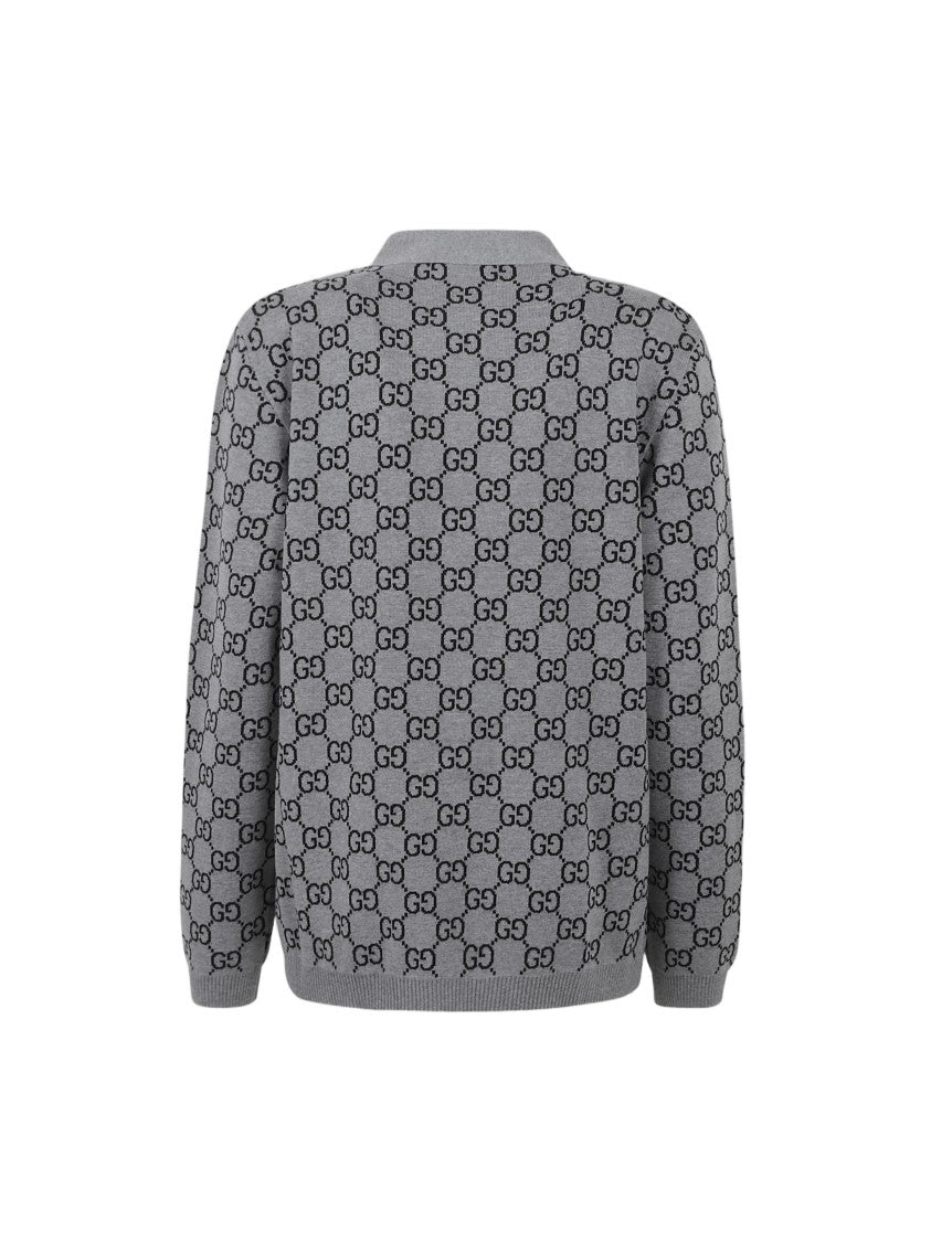 Gucci Cardigan Gg Jacquard