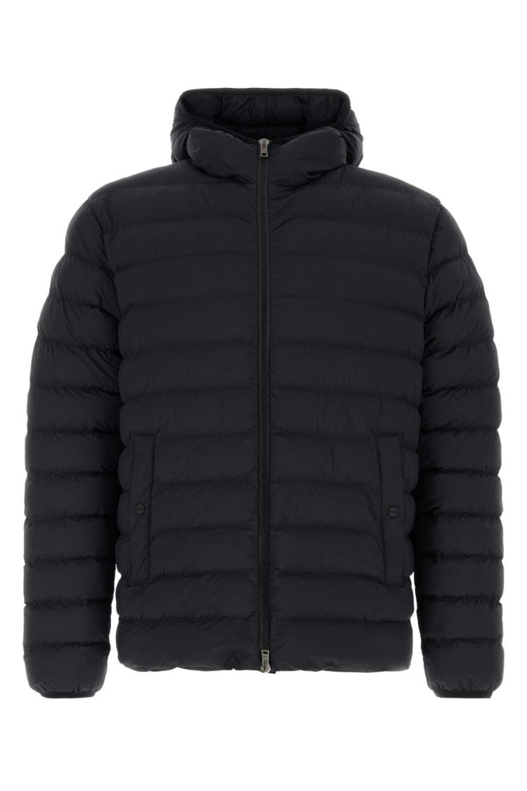 Herno Midnight Blue Stretch Nylon Jacket