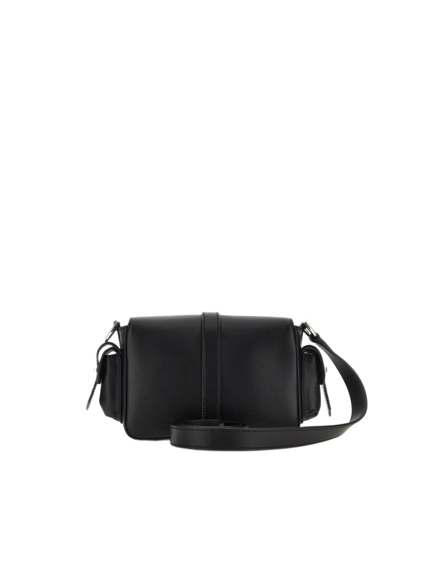 Hogan Rectangular Black Bag With Structured Silhouette