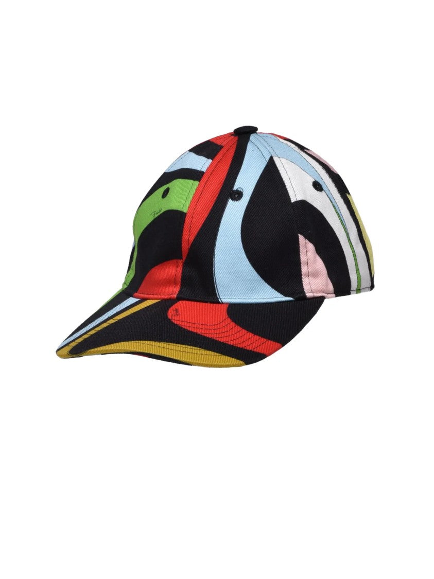 Pucci Multicolored Abstract Pattern Pucci Hat