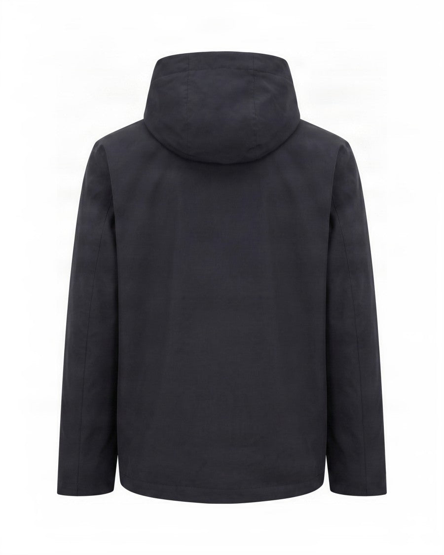 Woolrich Hooded Jacket With Front Zip Closure And Side Pockets