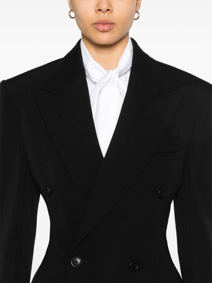 Phoebe Philo Structured Shoulder Tailored Jacket With Double-Breasted Design