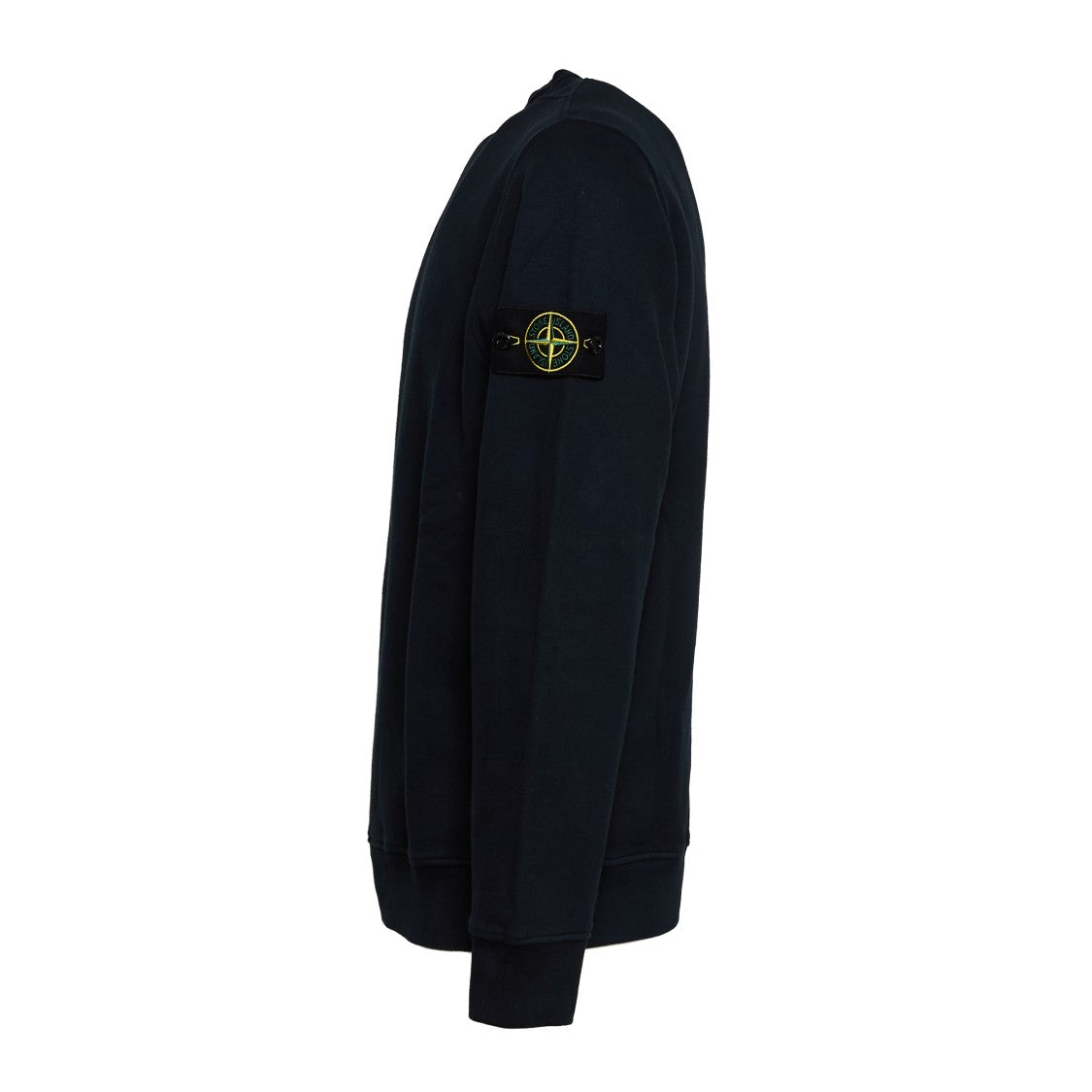 Stone Island Brushed Organic Cotton Fleece Crew Neck Sweatshirt