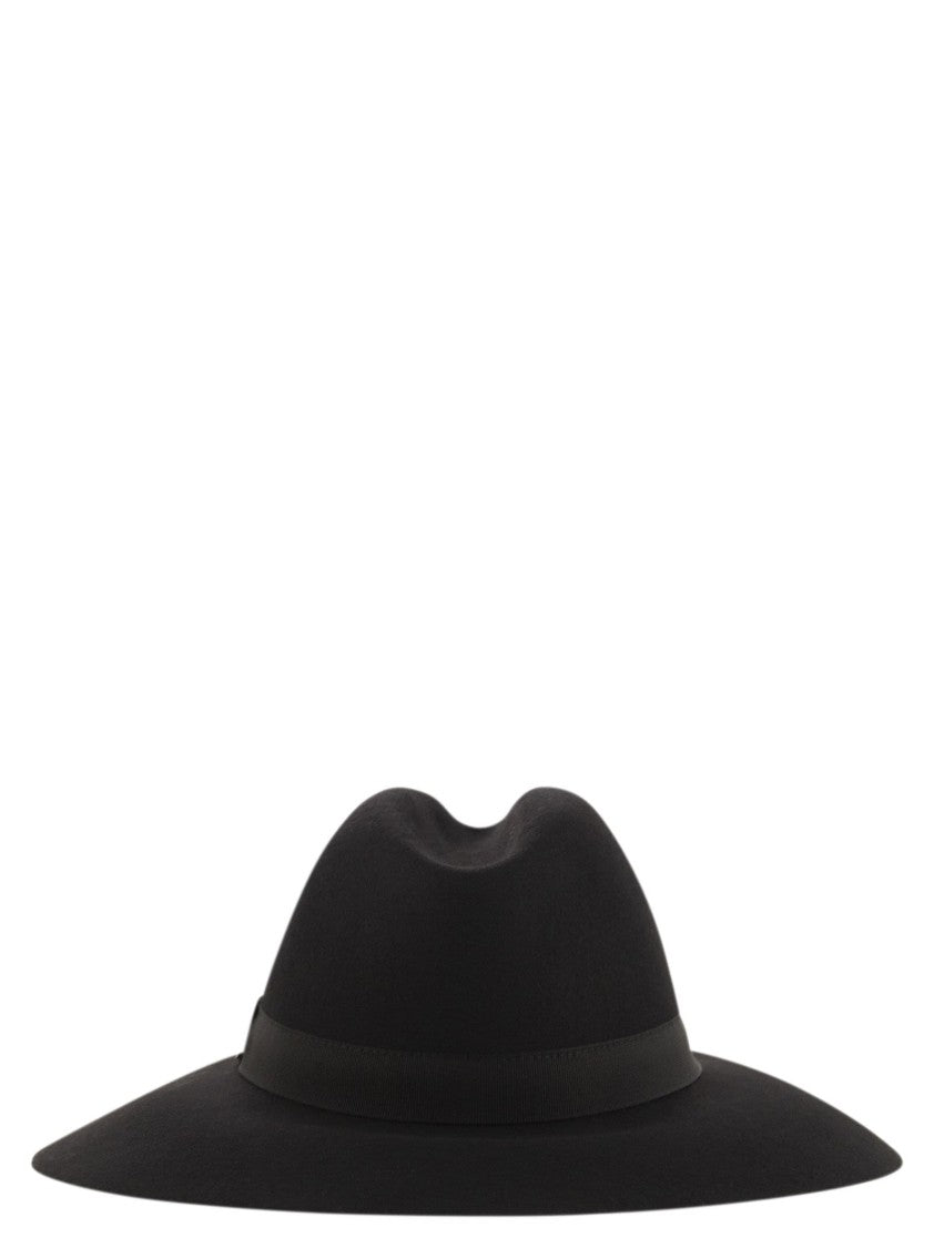 Fay Wide-Brimmed Wool Felt Hat