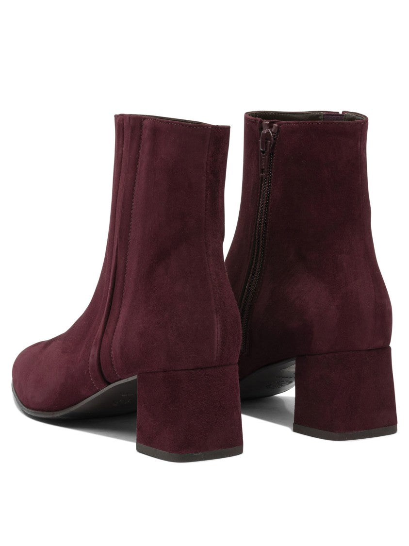 Maretto Bordeaux Suede Ankle Boots