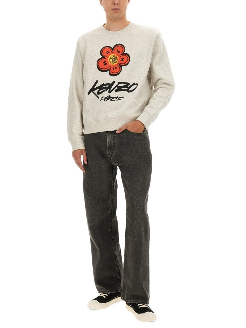 Kenzo Relaxed Fit Floral Graphic Sweatshirt