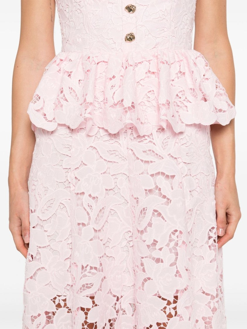 Self-Portrait Peplum Midi Dress