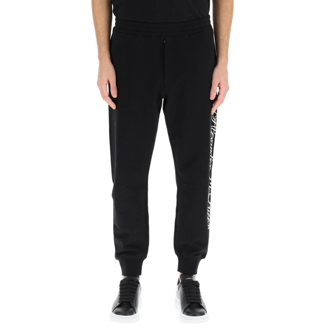 Alexander Mcqueen Logo Cotton Pants