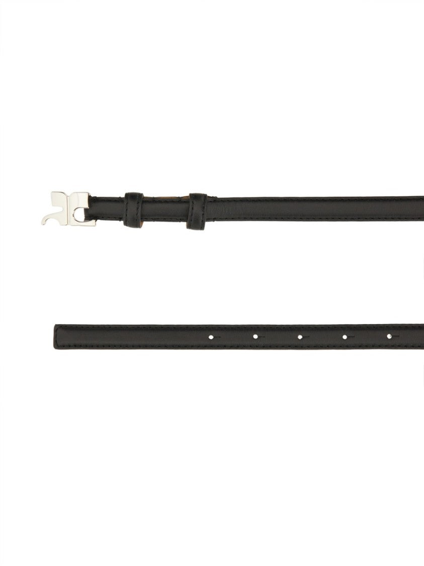 Courrèges Leather "Ac" Belt