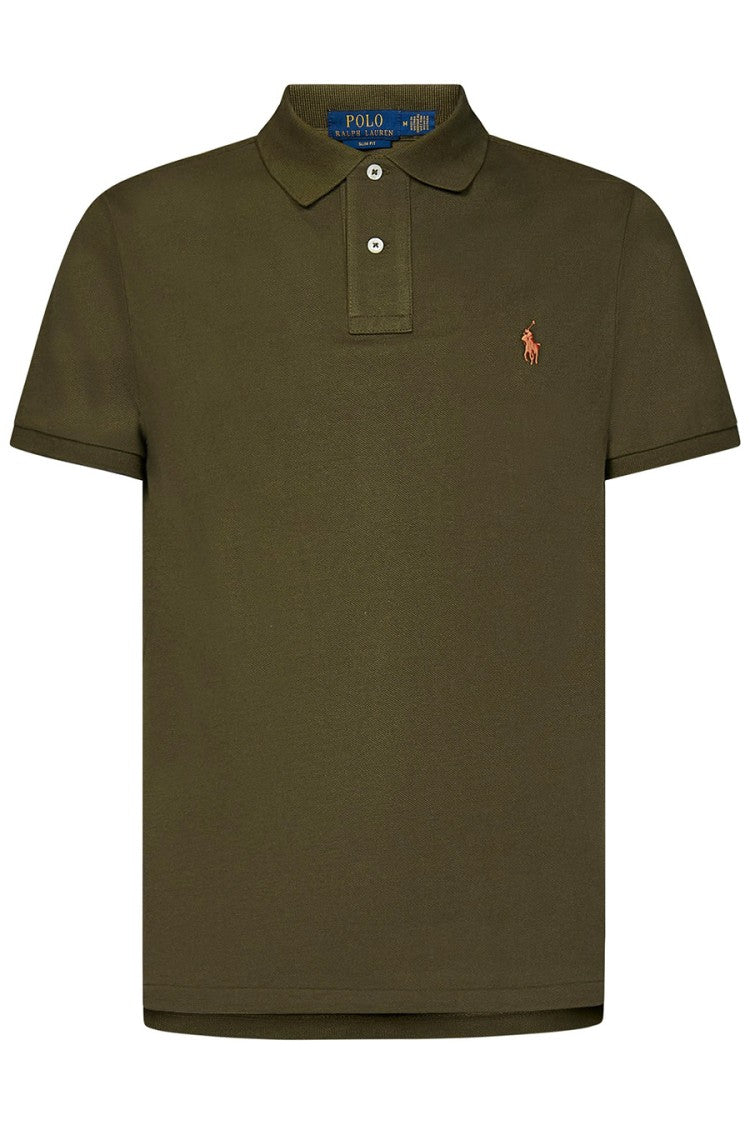 Polo Ralph Lauren Tailored Green Polo Shirt With Embroidered Logo