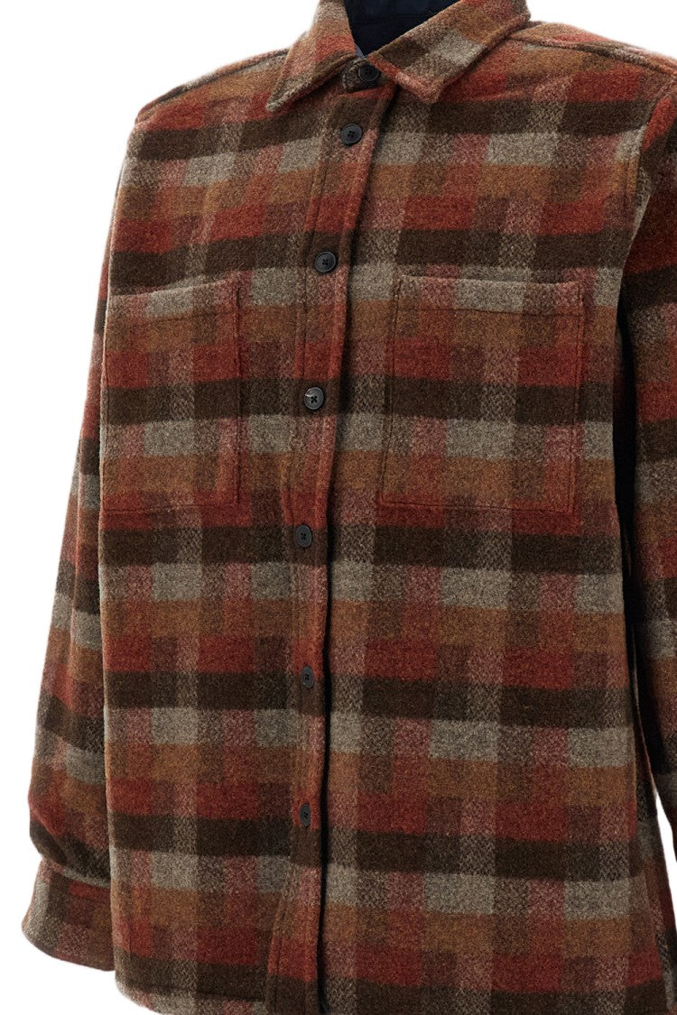 Portuguese Flannel Multicolor Check Wool Flannel Overshirt