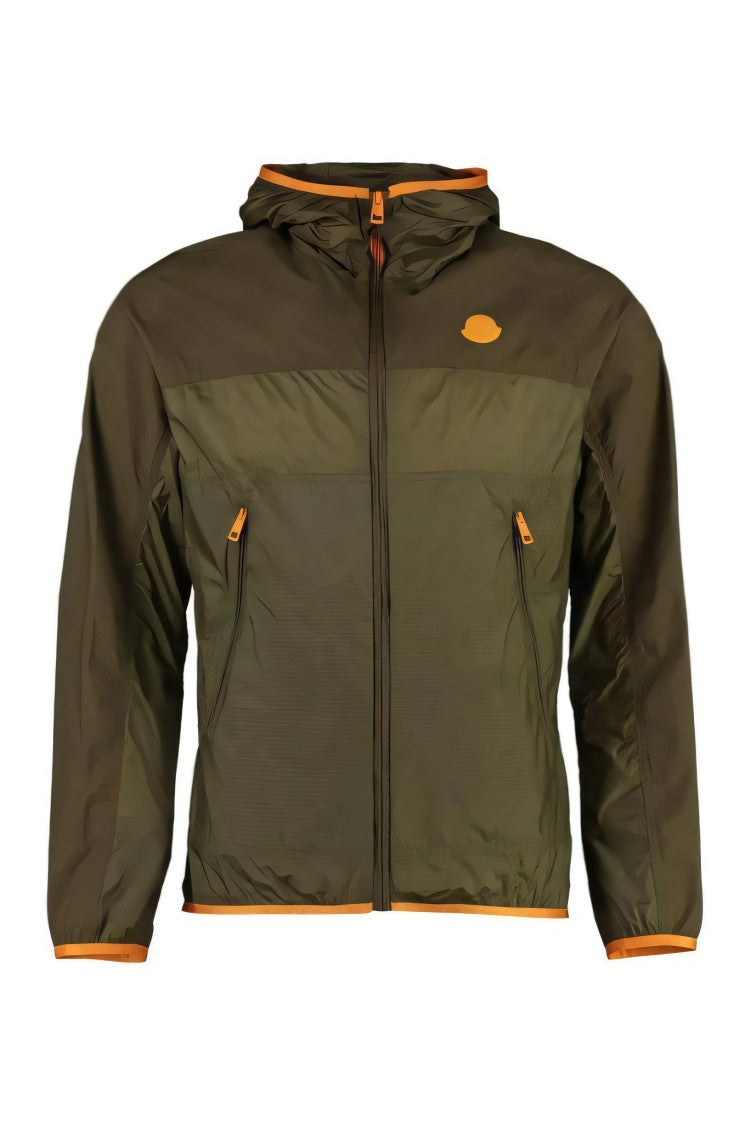 Moncler Two-Tone Olive Green Jacket