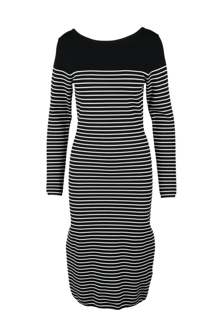 Max Mara Flipper Knit Dress - Black/White