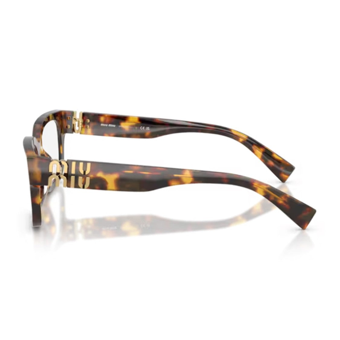 Miu Miu Havana Omu Acetate Oversized Sunglasses