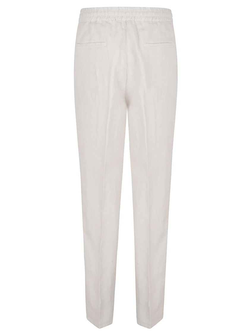 Brunello Cucinelli Relaxed Fit Linen Trousers