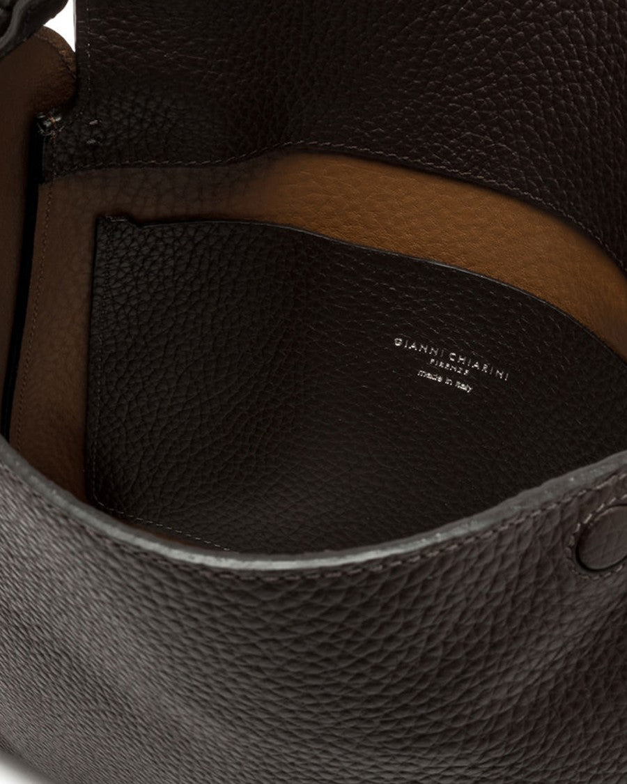 Gianni Chiarini Penelope Black Beaver Shoulder Bag