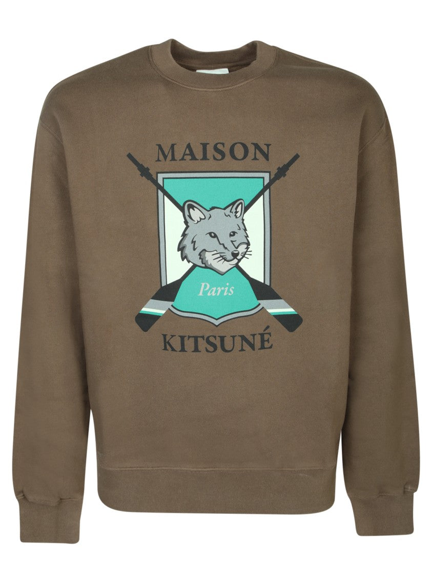 Maison Kitsuné Everyday Green Sweatshirt