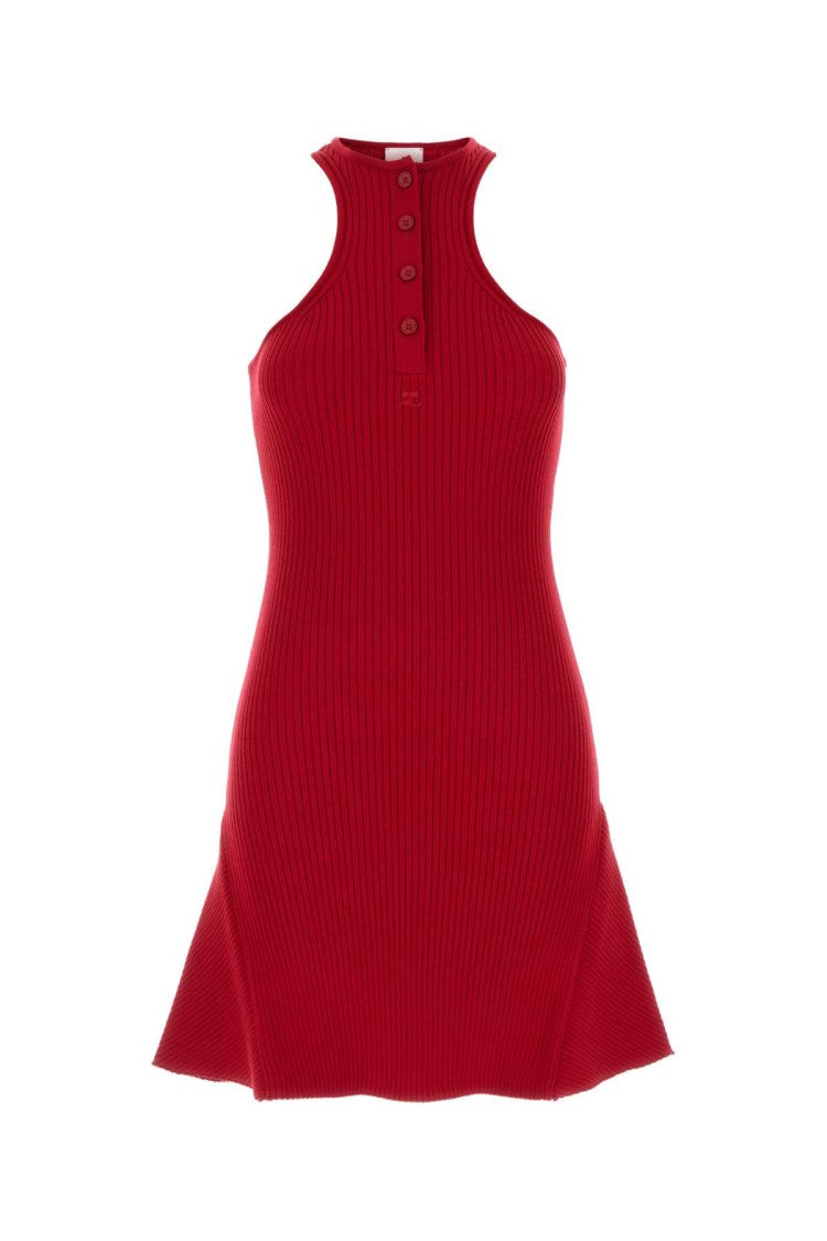Courrèges Red Viscose Blend Dress