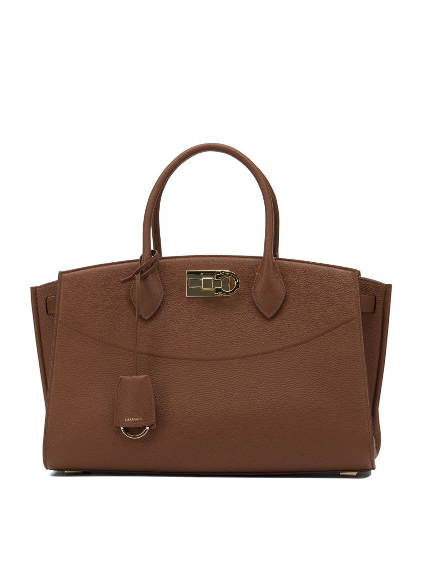 Ferragamo "Studio Soft" Medium Handbag