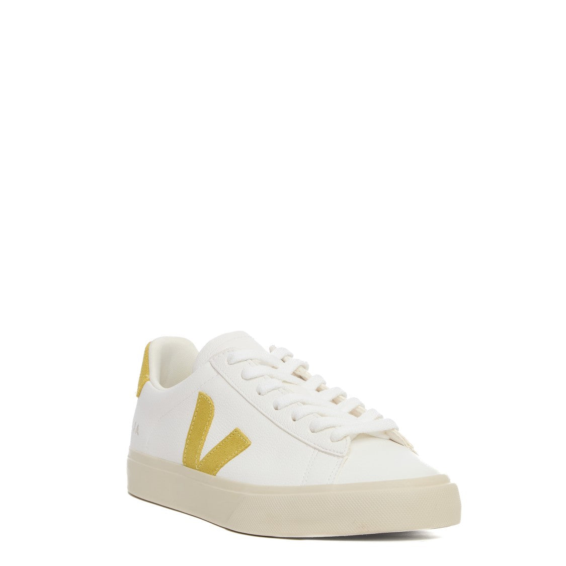 Veja Campo Leather Sneakers With Contrasting Accents