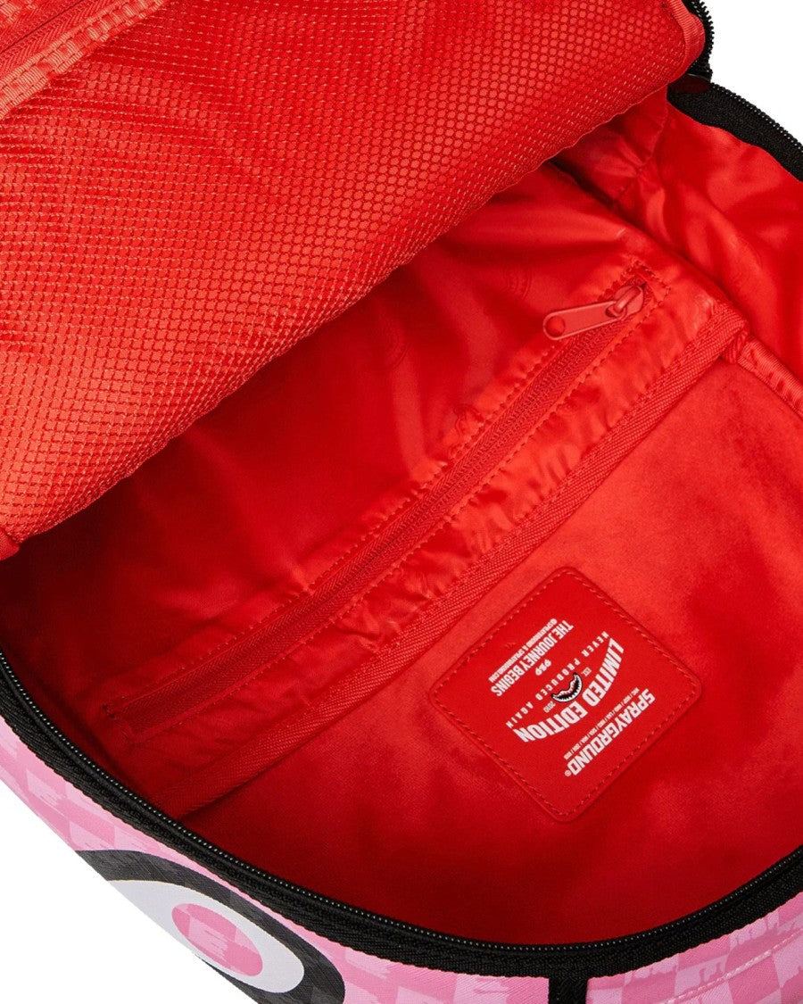 Sprayground Bold Pink Checkerboard Backpack