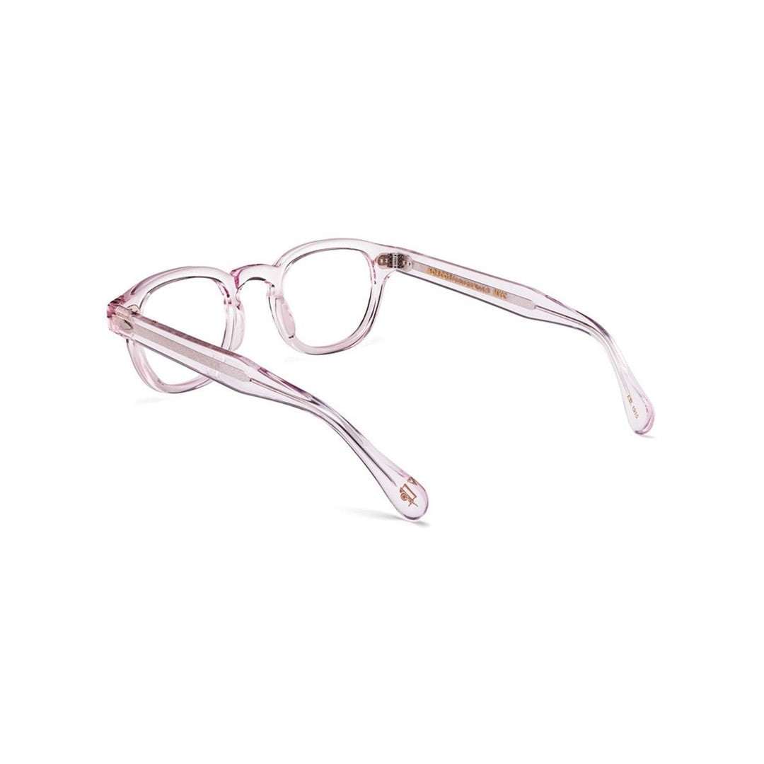 Moscot Or-Lem-O Lemtosh Translucent Acetate Eyeglasses With Rounded Square Lenses