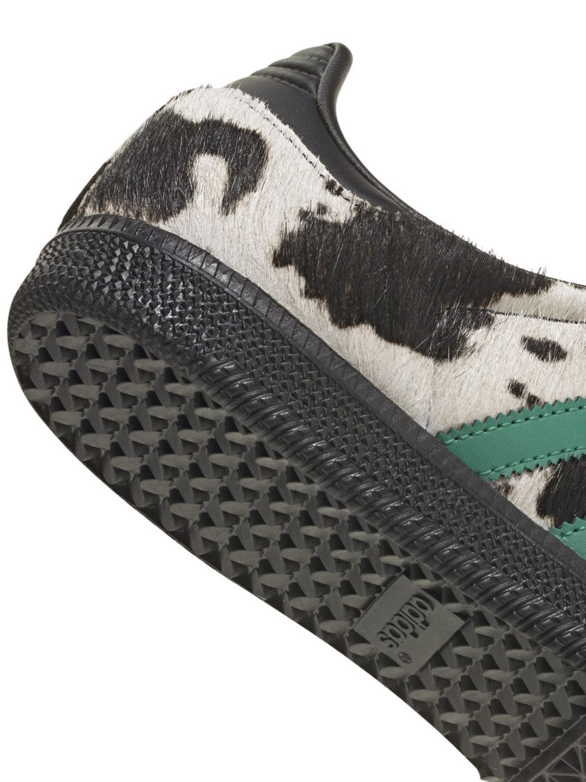Adidas Low-Top Samba Cow Print Sneakers With Leather Accents