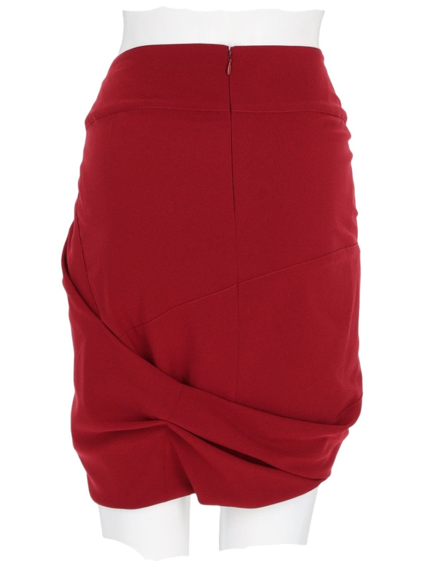 Isabel Marant Draped Mini Skirt With Gathered Front And Ring Detail