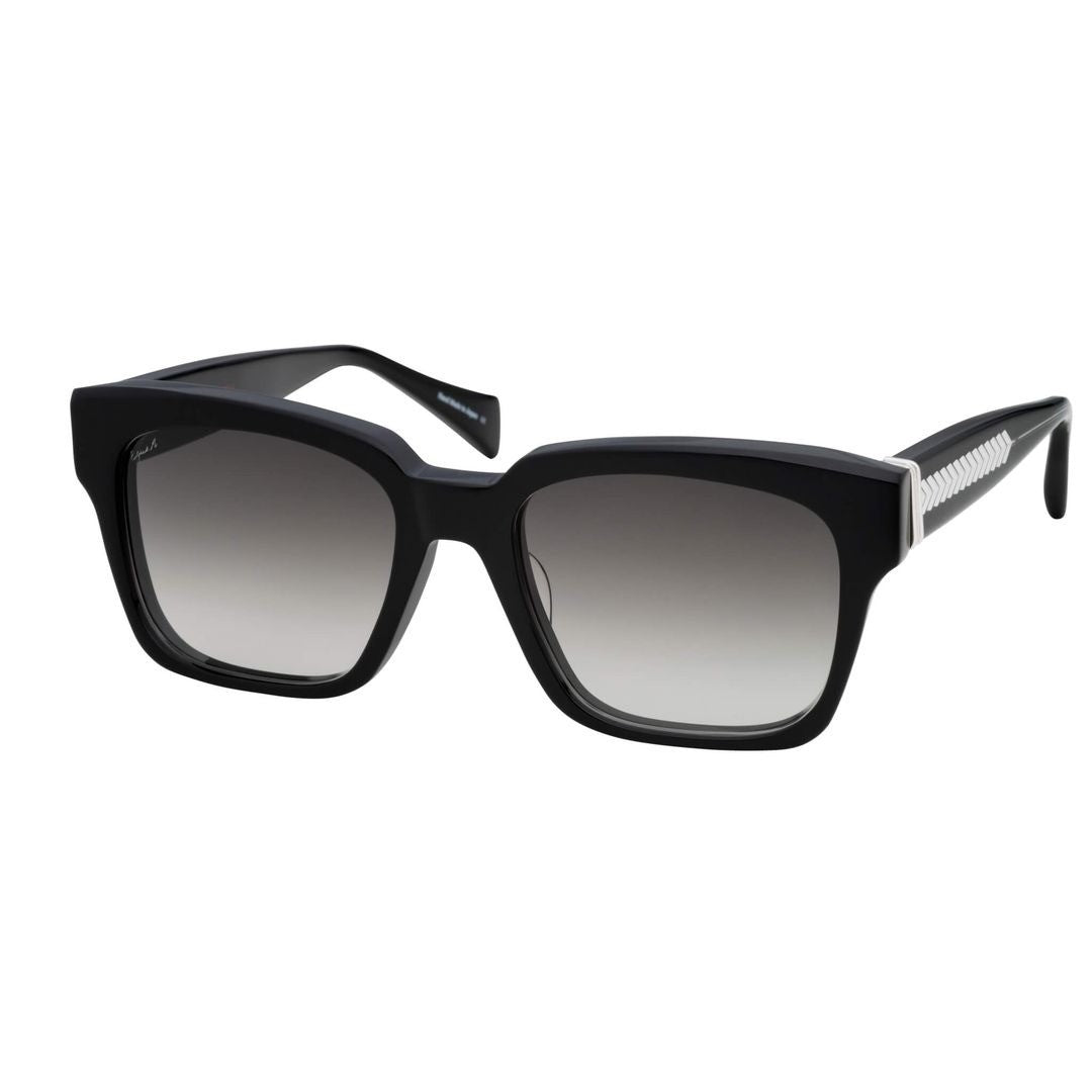 Eque M. The Voice Oversized Square Sunglasses With Silver Chain Details