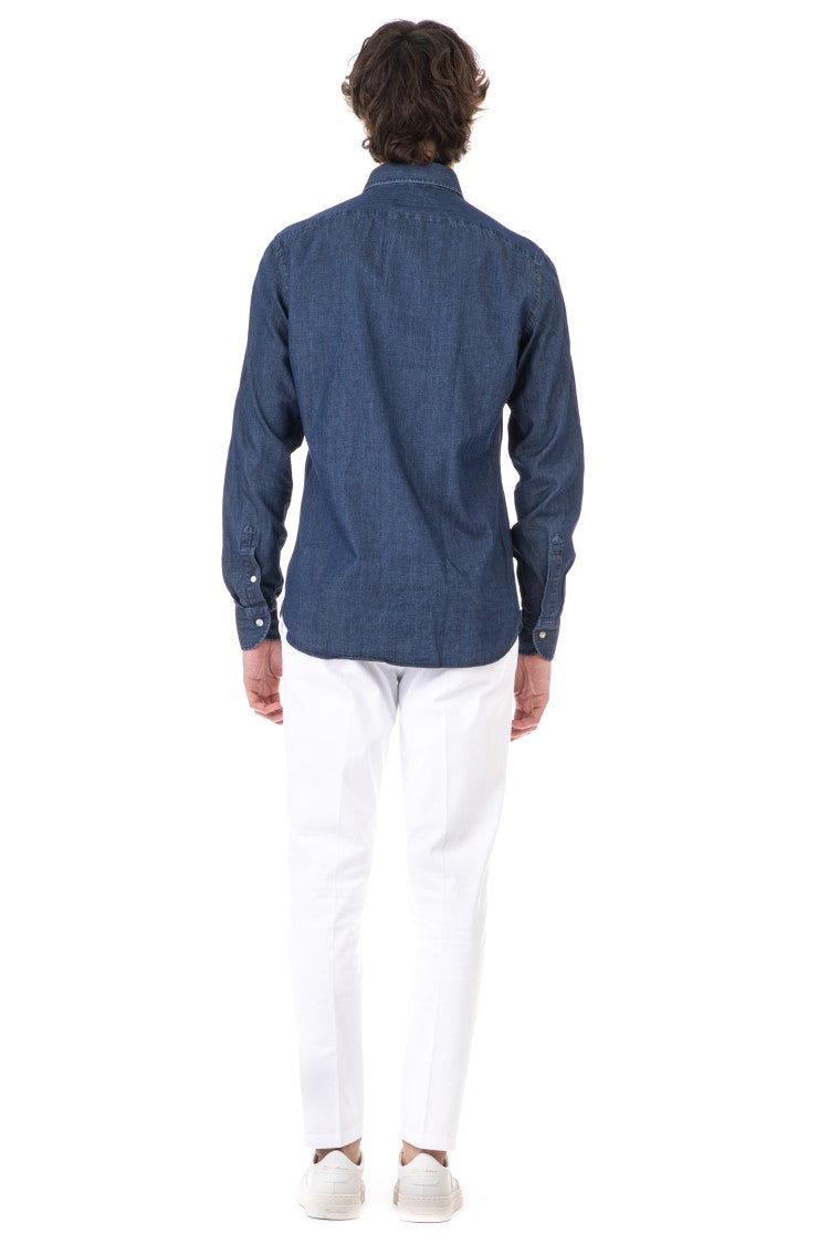 Borriello Dark Wash Denim Shirt