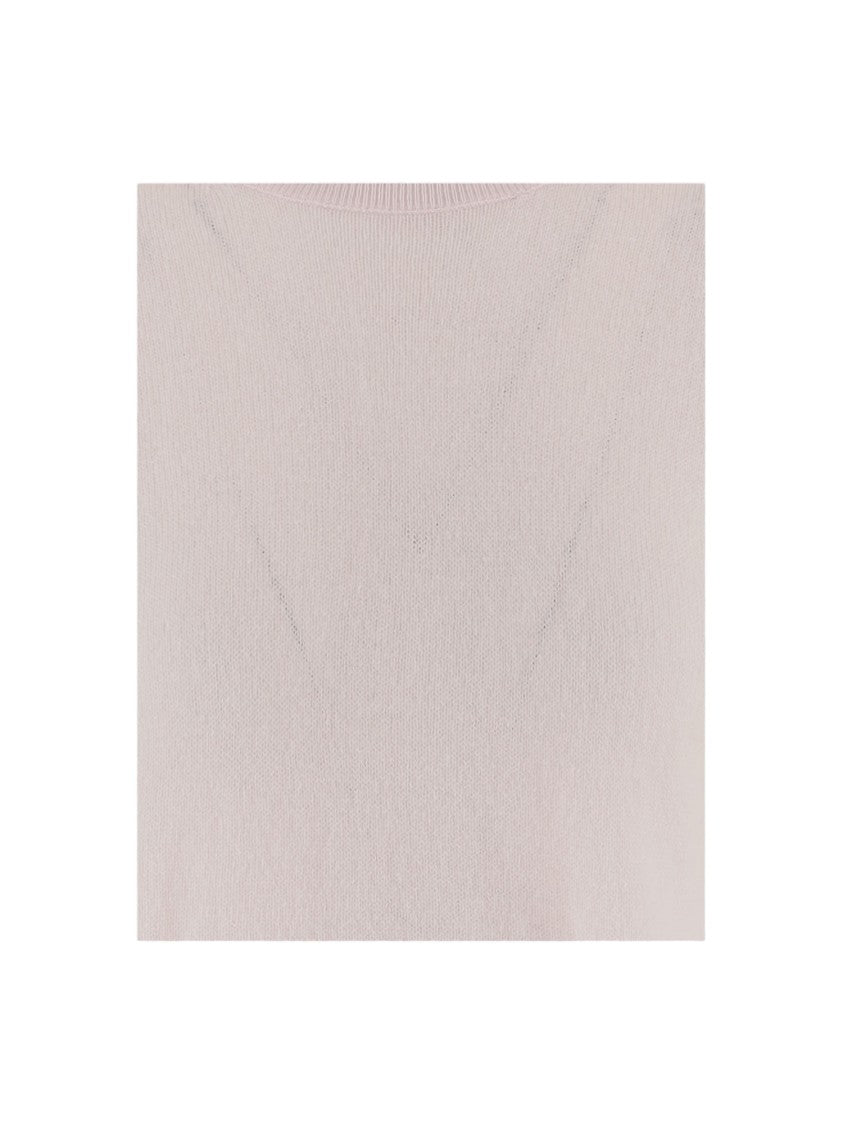 Allude Soft Cashmere Sweater With Round Neck