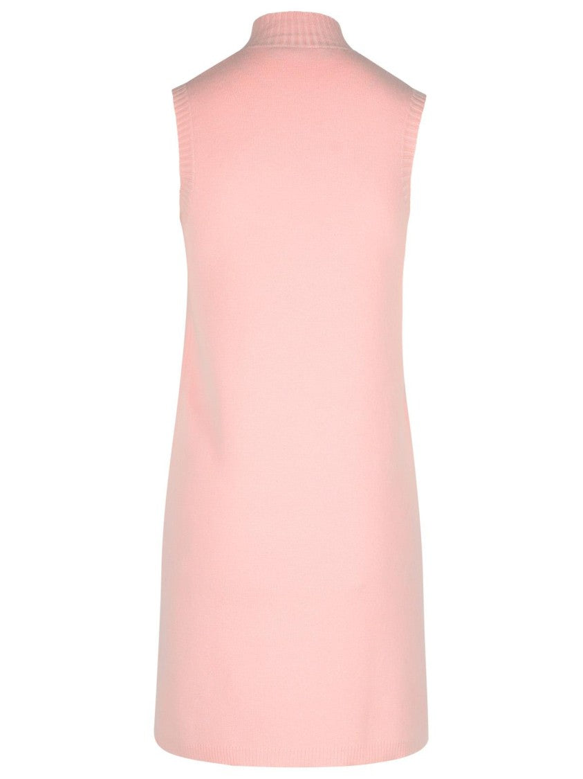 Versace Pink Wool Blend Dress
