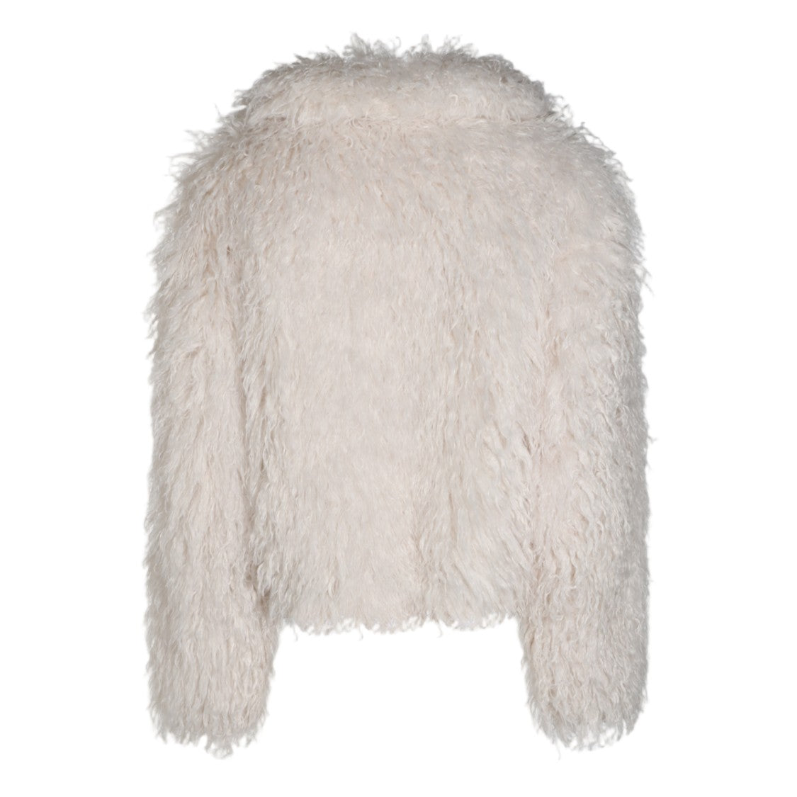 Tagliatore Plush Cropped Subtle Collar Coat