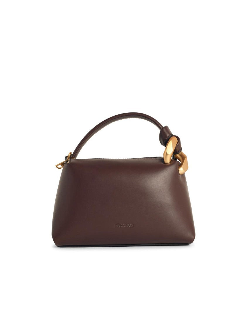J. W. Anderson 'Corner' Small Brown Leather Bag