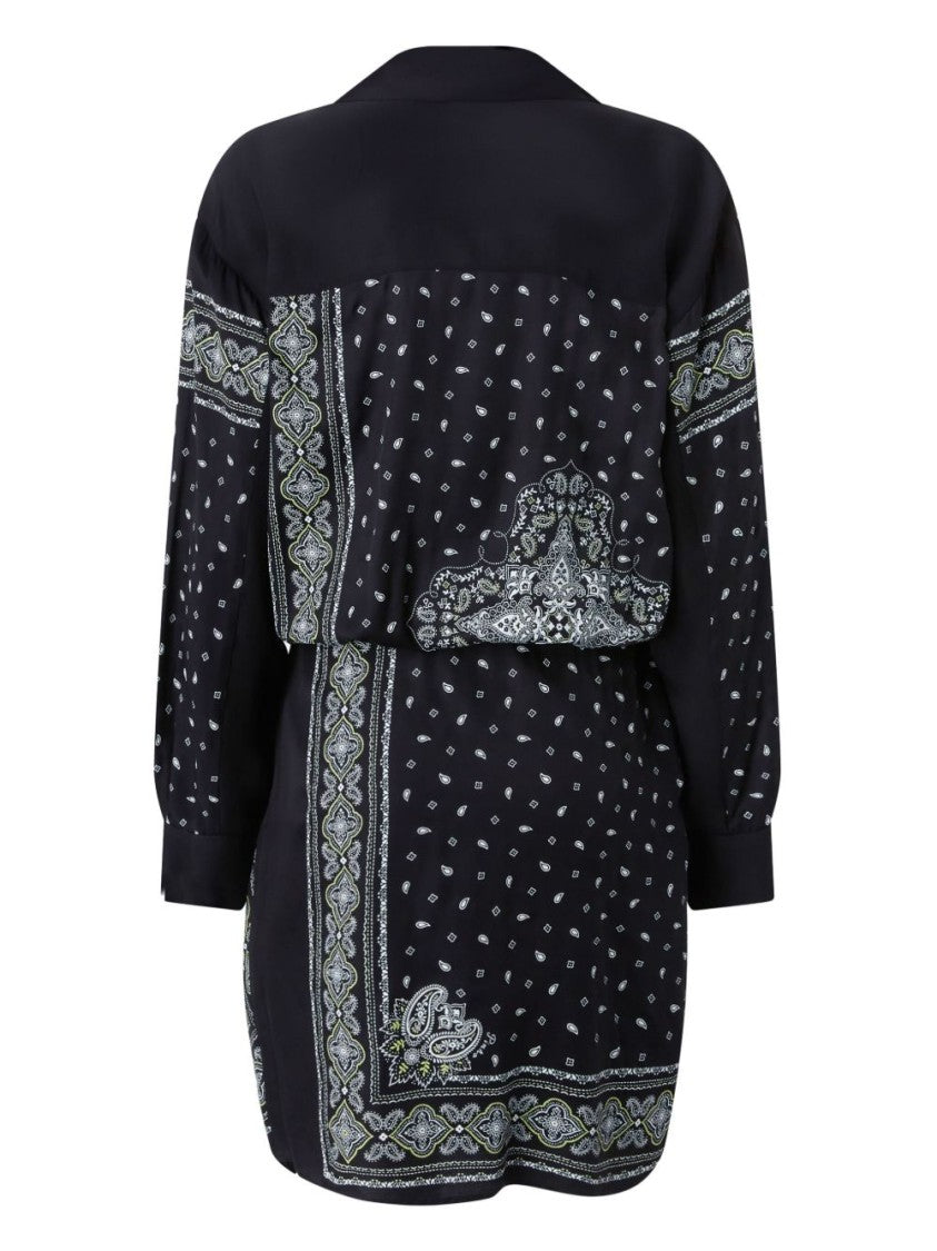 Pinko Mesopotamia Dress With Side Tie Fastening