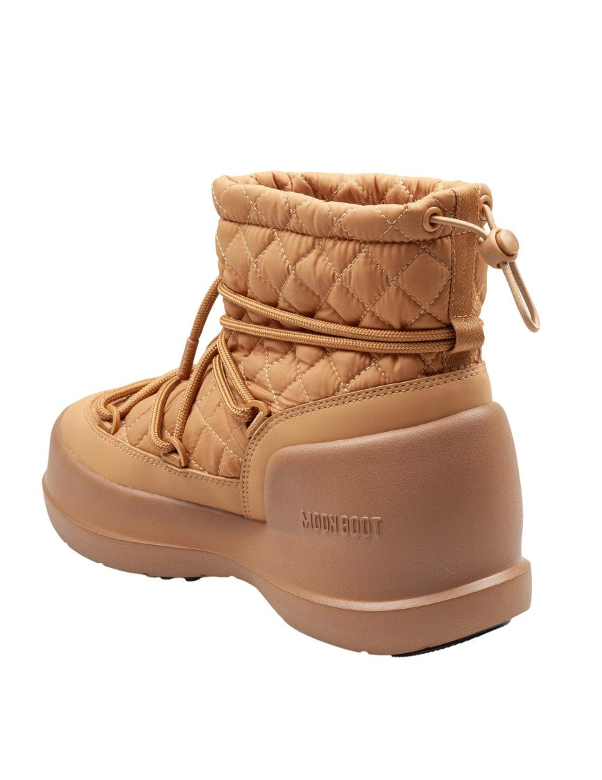 Moon Boot Quilted Half-Moon Mid Boot, Sand