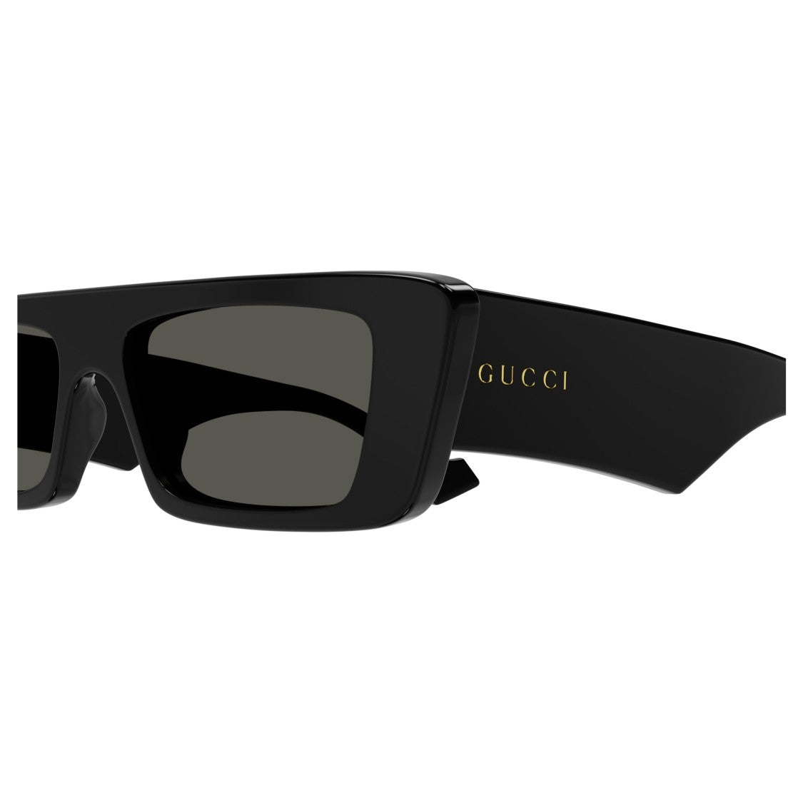 Gucci Gg1331s Rectangular Black Sunglasses