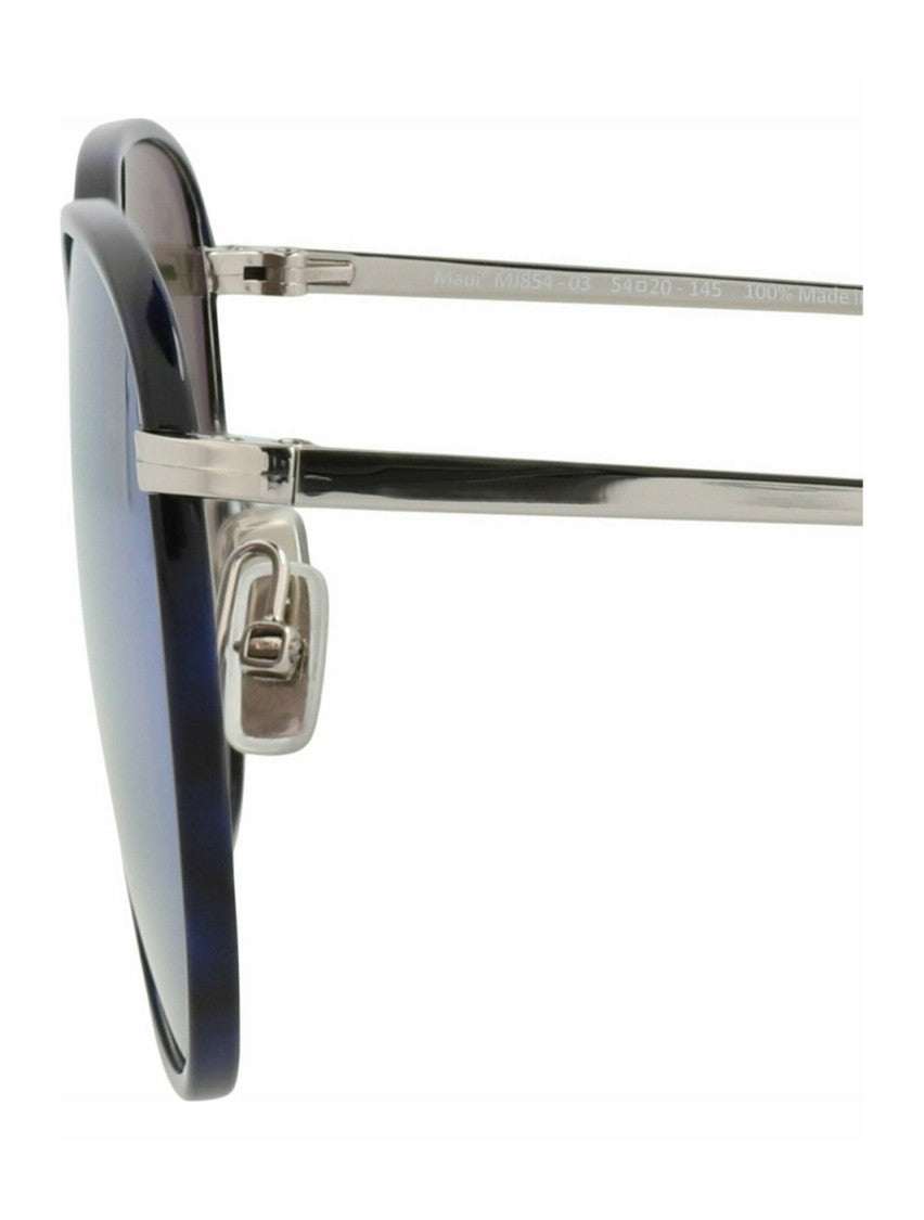 Maui Jim Round-Frame Monel Acetate Sunglasses