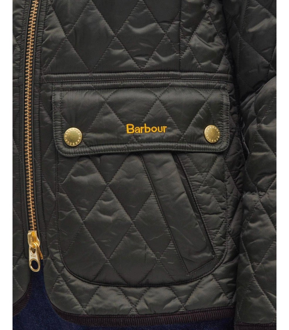 Barbour Beadnell Green Fitted Jacket