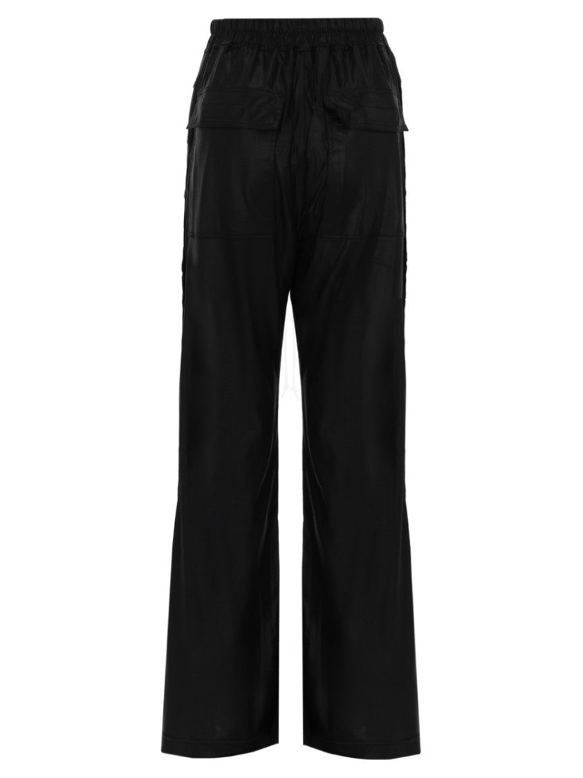 Drkshdw By Rick Owens Wide Pusher Acetate Snap Button Pants