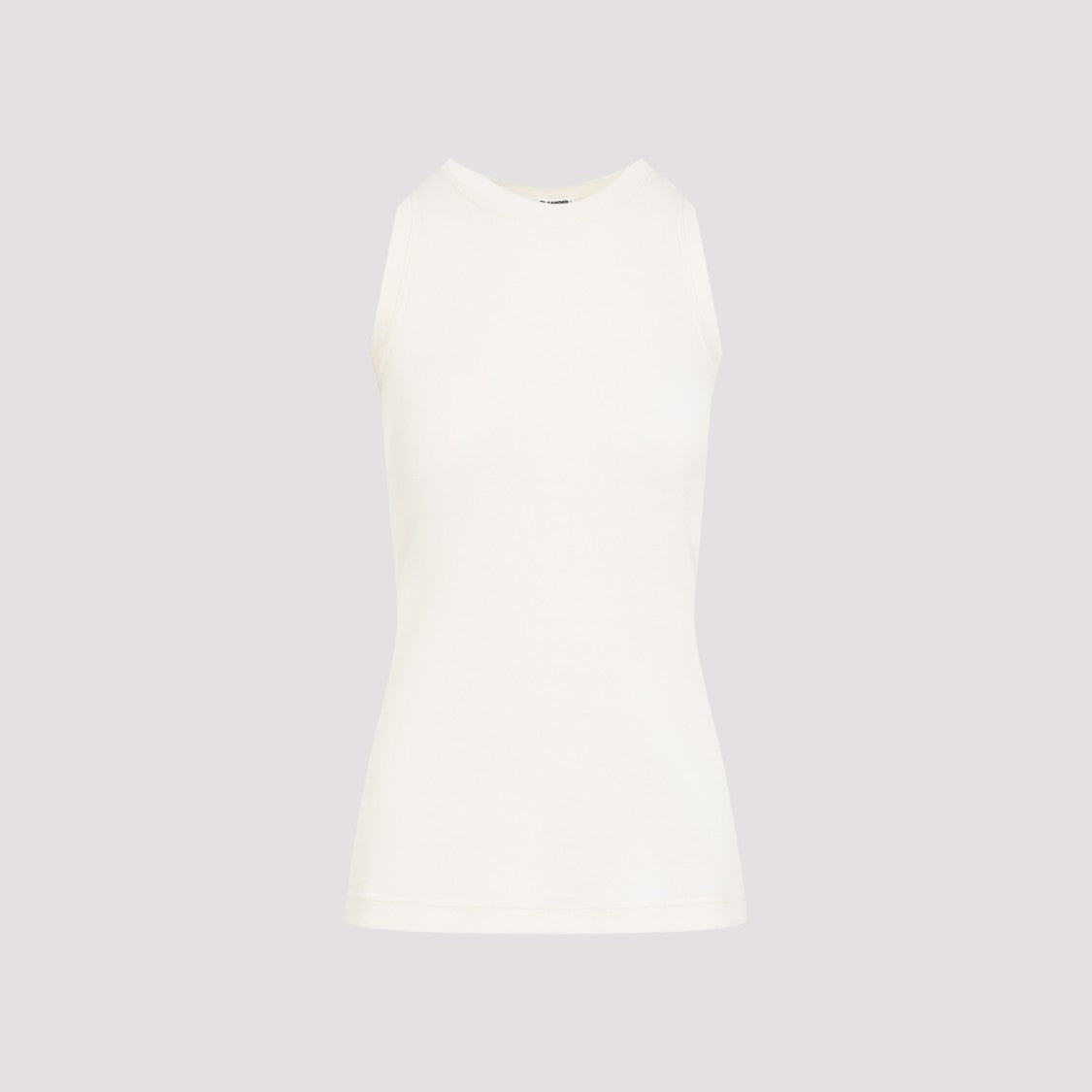 Jil Sander Kit Grey Cotton Tank Top