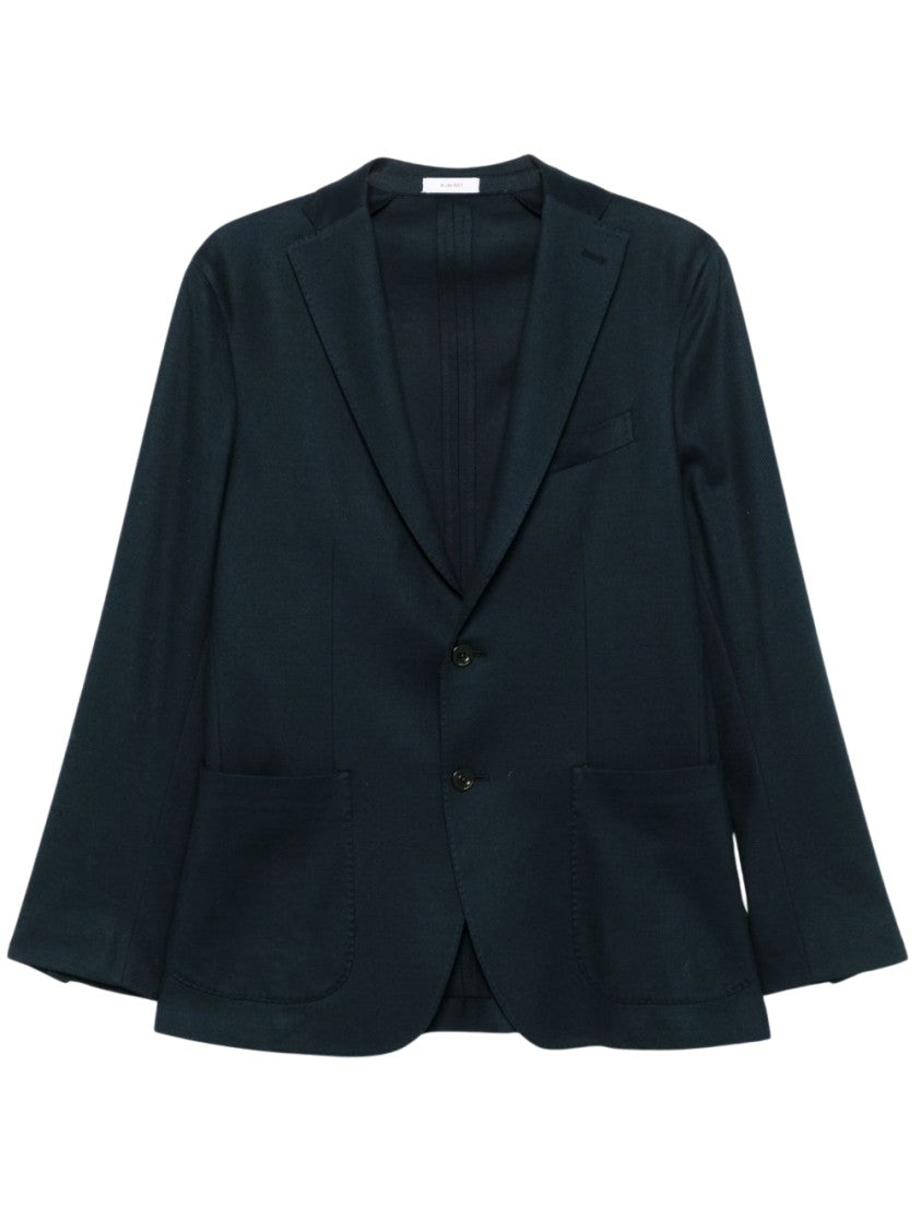 Boglioli Navy Blue Cotton Jacket
